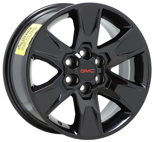 17" GMC Canyon Truck Gloss Black wheels rims Factory OEM x1 5693
