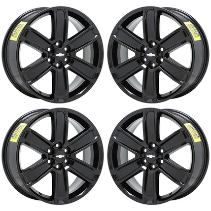 20" Chevrolet Blazer Gloss Black wheels rims Factory OEM  set 4800 5794