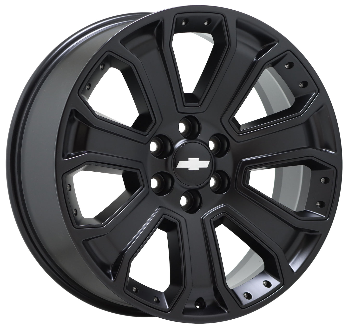 22" Escalade Silverado SIerra Satin Black wheels rims OEM CK162 5661 EXCHANGE