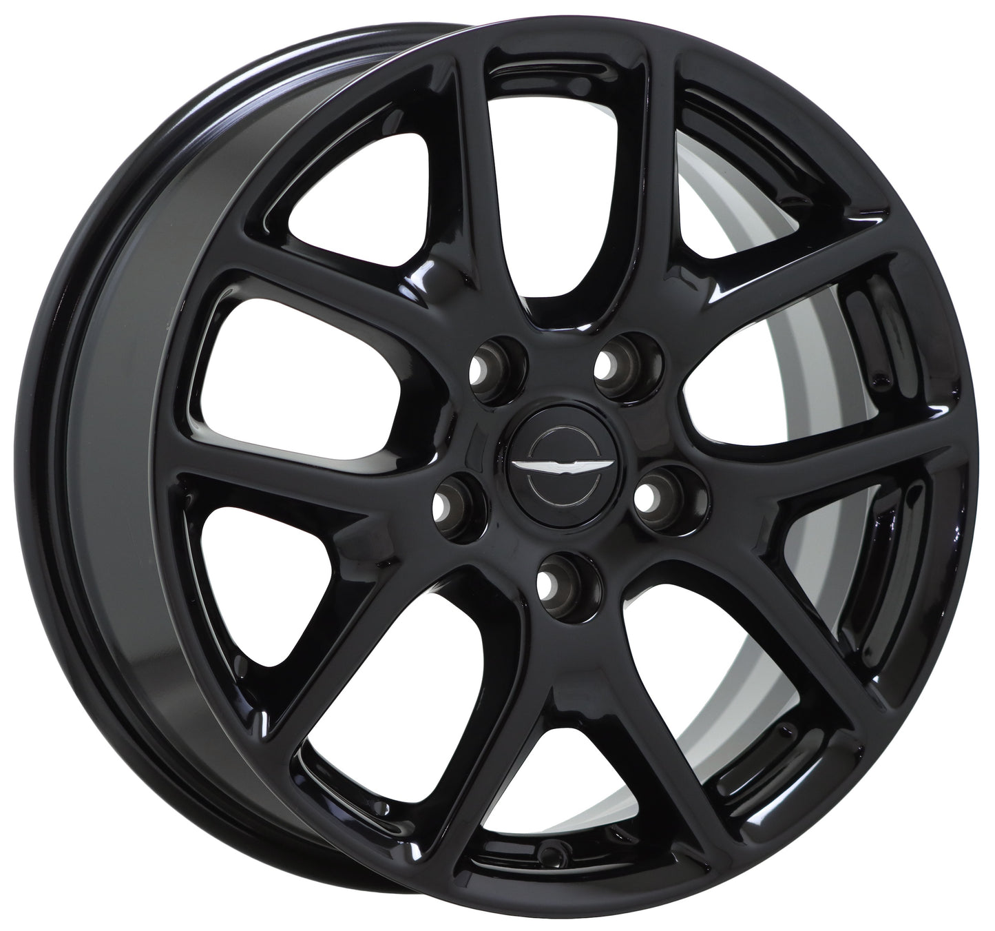17" Chrysler Pacifica Gloss Black wheels rims Factory OEM set 2592