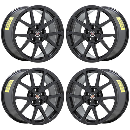 19x9 19x9.5" Cadillac CTS-V Sedan Satin Black wheels rims set 4647 4649 EXCHANGE