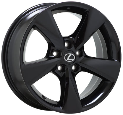 18" Lexus RX350 RX450 Gloss Black wheels rims Factory OEM 74253 EXCHANGE