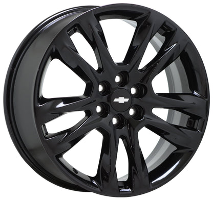 20" Chevrolet Traverse Gloss Black wheels rims Factory OEM GM set 5847 EXCHANGE