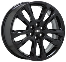Load image into Gallery viewer, EXCHANGE 20&quot; Chevrolet Traverse black wheels rims Factory OEM GM set 4 5847
