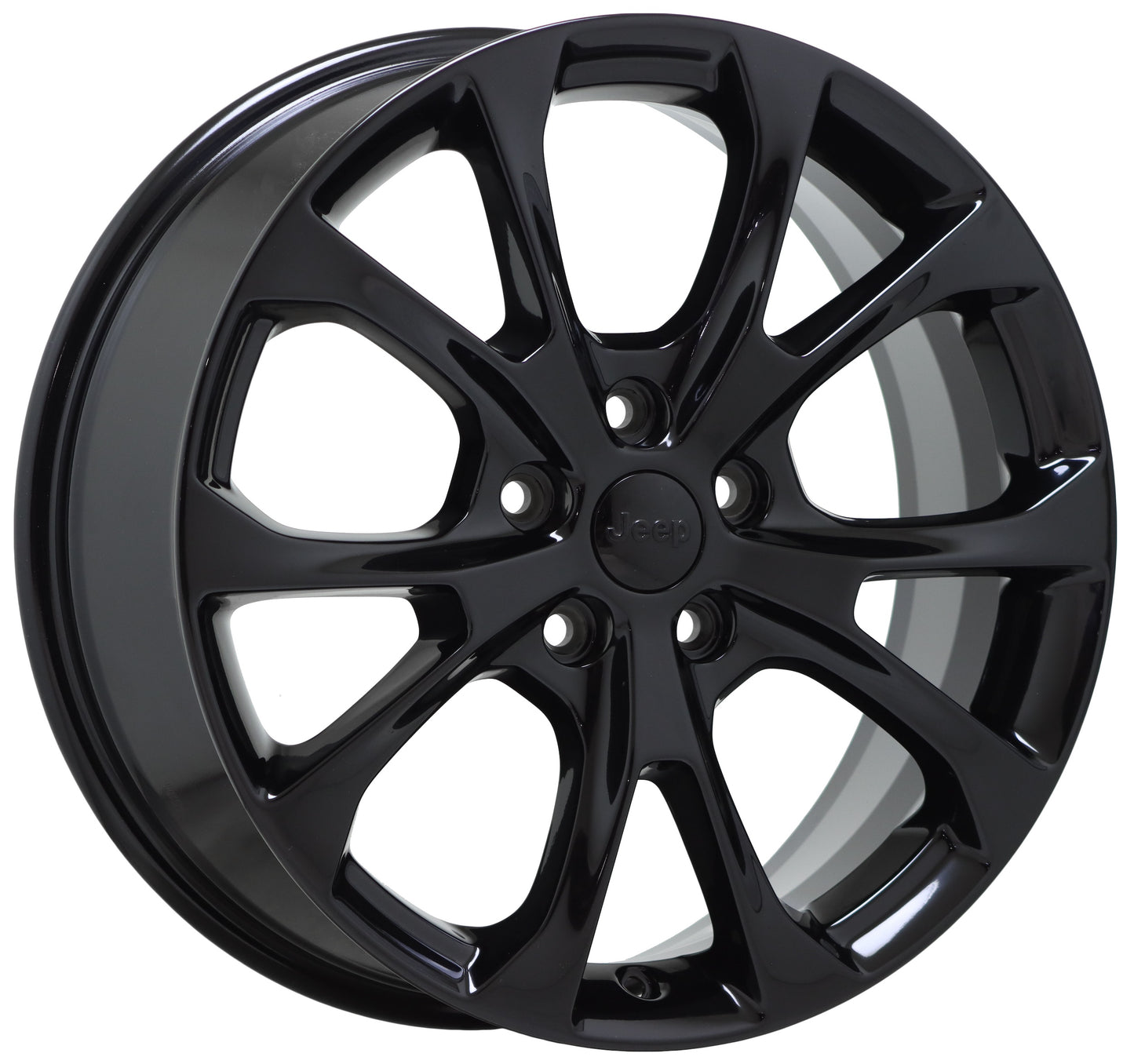 20" Jeep Grand Cherokee Summit Gloss Black wheels rims Factory OEM set 9212