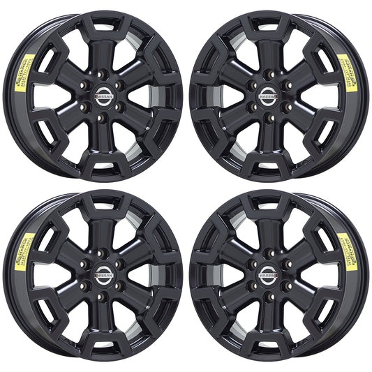 20" Nissan Titan XD Truck Satin Black wheels rims Factory OEM set 62727 EXCHANGE