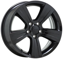 Load image into Gallery viewer, 17&quot; Jeep Compass Patriot Gloss Black wheels rims Factory OEM set 2380 EXCHANGE

