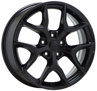 20" Chrysler Pacifica Gloss Black wheels rims Factory OEM set 9214