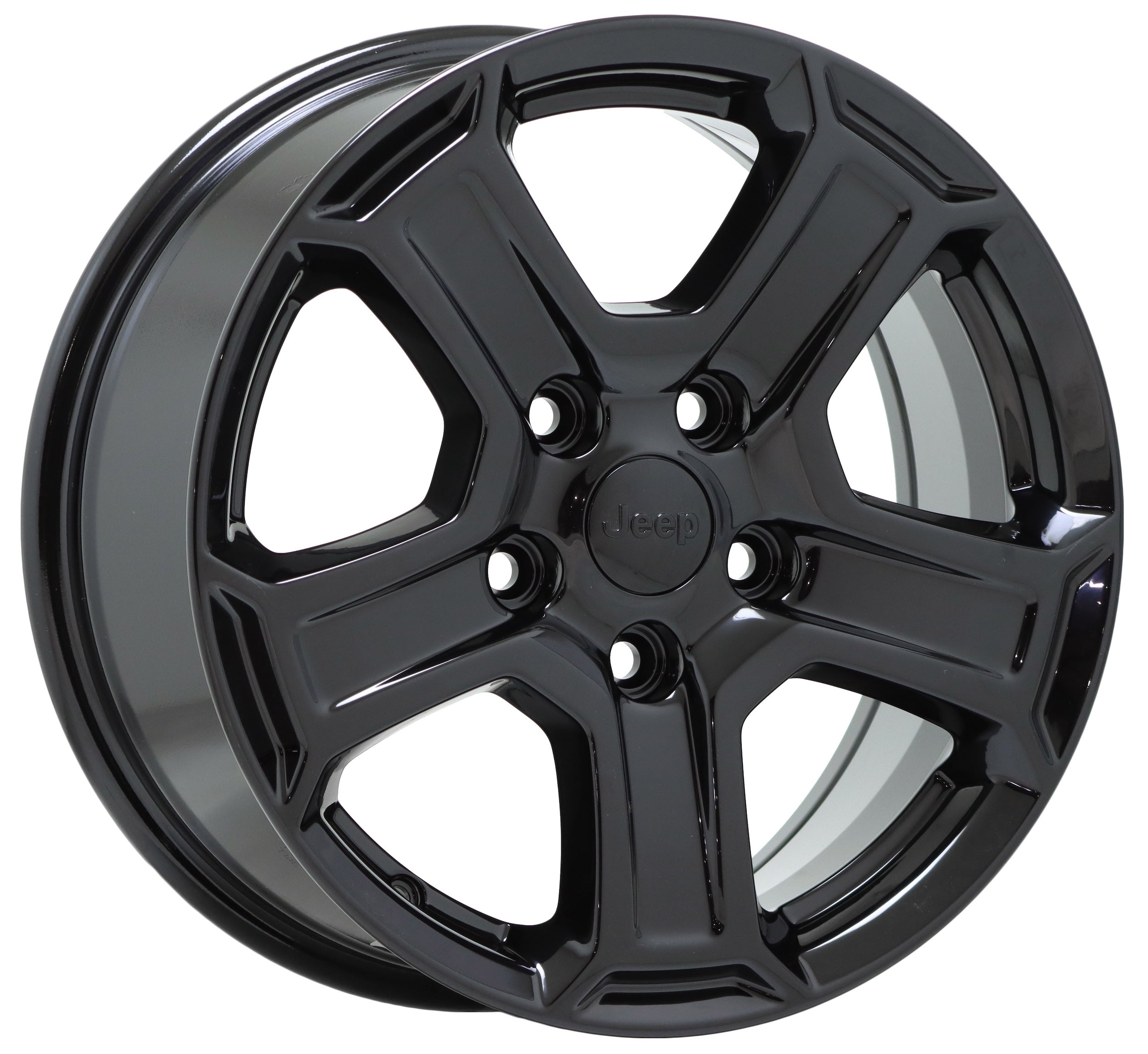 17" Jeep Wrangler Gladiator 2007-2023 Gloss Black wheel rim Factory OEM 9216