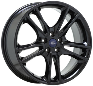 19" Ford Fusion Black wheels rims Factory OEM set 3962
