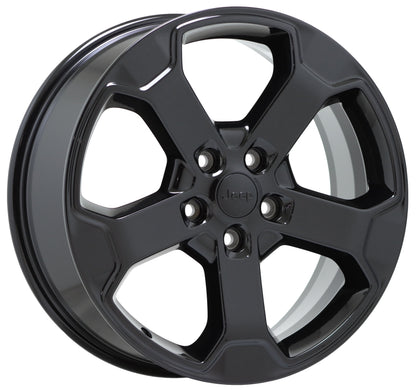 20" Jeep Grand Cherokee Gloss Black wheel rim Factory OEM single 9211 EXCHANGE