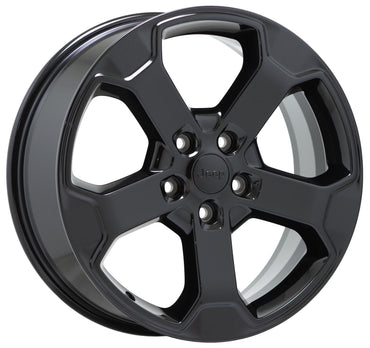 20" Jeep Grand Cherokee Gloss Black wheels rims Factory OEM set 9211