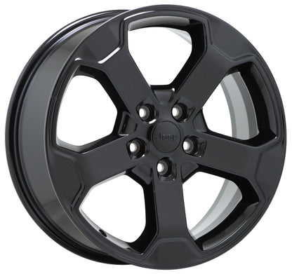 20" Jeep Grand Cherokee Gloss Black wheels rims Factory OEM set 9211
