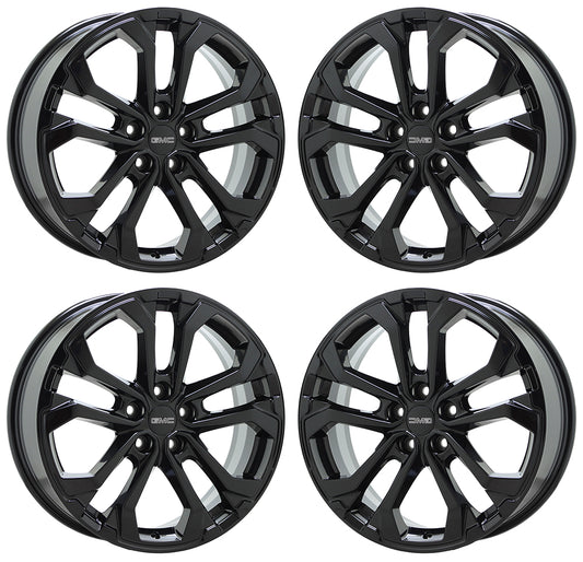 19" Cadillac ATS Gloss Black wheels rims Factory OEM set 5899