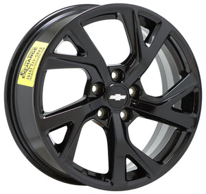 18" Chevrolet Equinox black wheels rims Factory OEM 2018-2021 set 4 5830