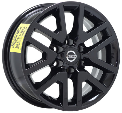 16" Nissan Frontier Xterra Gloss Black wheels rims Factory OEM 62611