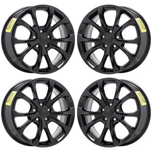 20" Jeep Grand Cherokee Summit Black wheels rims Factory OEM 2019 2020 set 9212