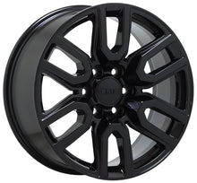 Load image into Gallery viewer, 20&quot; GMC Sierra Yukon 1500 Truck Gloss Black wheels rims Factory OEM GM set 5914
