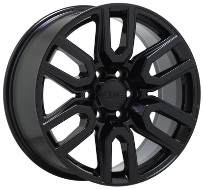 20" GMC Sierra Yukon 1500 Truck Gloss Black wheels rims GM 5914 EXCHANGE