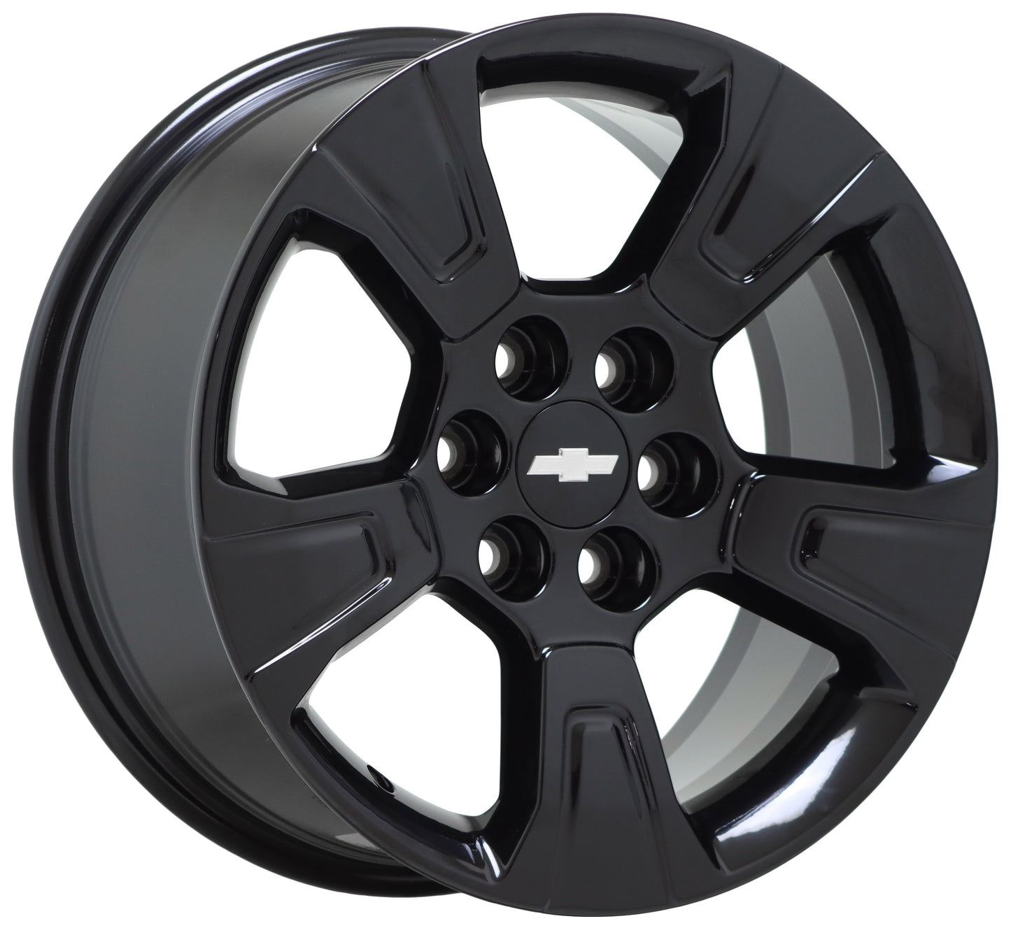 17" Chevrolet Colorado GMC Canyon Gloss Black wheels rims Factory OEM set 5671