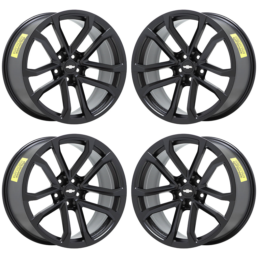 20" Chevrolet Camaro ZL1 Satin Black wheels rims Factory set 5547 5548 EXCHANGE