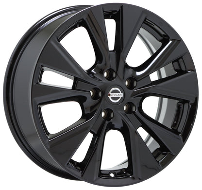 18" Nissan Murano Gloss Black wheels rims Factory OEM 2015-2020 set 4 62706