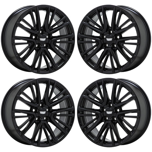 20" Cadillac CT5 Gloss Black wheels rims Factory OEM set 4843 EXCHANGE