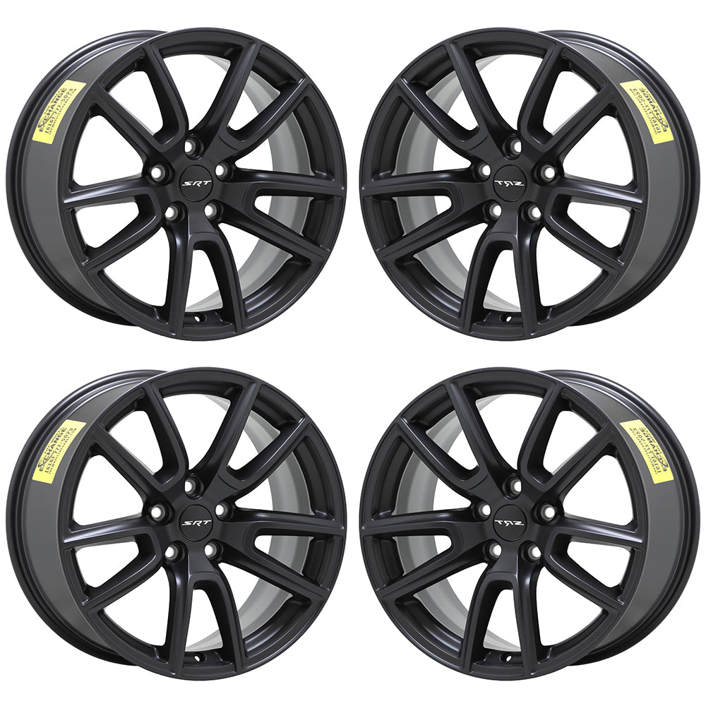 20" Dodge Durango SRT Satin Black wheels rims Factory OEM set 2626 EXCHANGE
