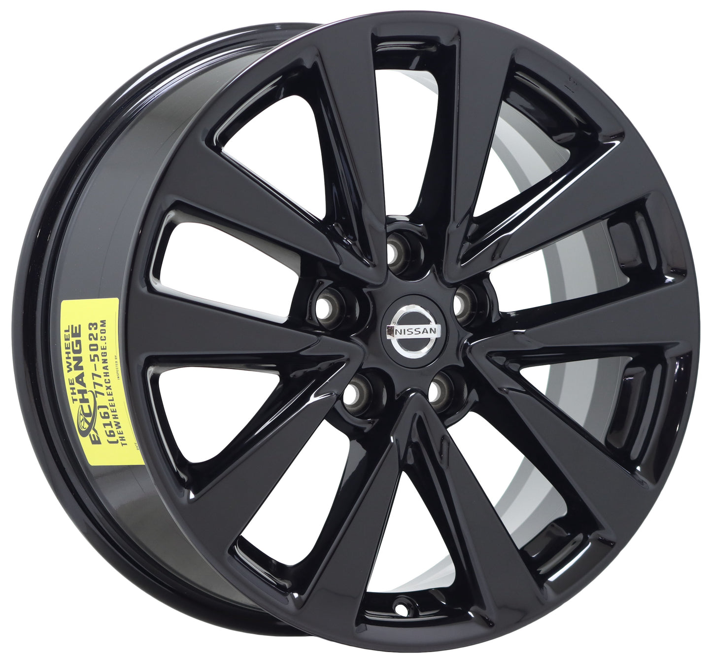 17" Nissan Altima Gloss Black wheels rims Factory OEM set 4 62719 EXCHANGE