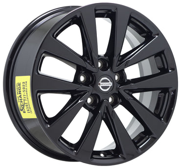 17" Nissan Altima Gloss Black wheels rims Factory OEM set 4 62719
