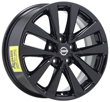 Load image into Gallery viewer, EXCHANGE 17&quot; Nissan Altima Black wheels rims Factory OEM set 4 62719
