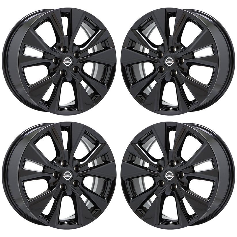 Nissan Premium Factory OEM Wheels Rims Stock Replacement Chrome Black ...