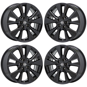 18" Nissan Murano black wheels rims Factory OEM 2015-2020 set 4 62706