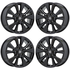 18" Nissan Murano black wheels rims Factory OEM 2015-2020 set 4 62706