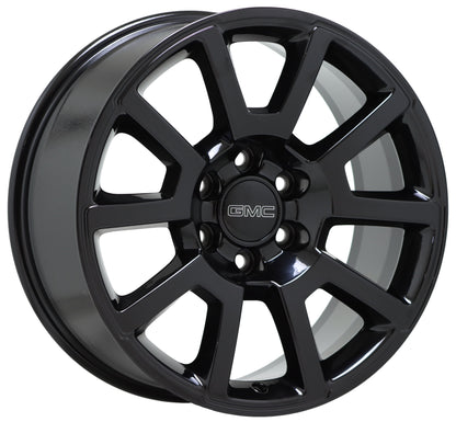 20" GMC Sierra 1500 Yukon Gloss Black wheels rims Factory OEM set 4 5699