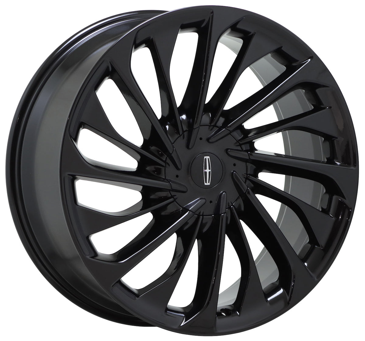 22" Lincoln Aviator Gloss Black wheel rim Factory OEM single 10241 EXCHANGE