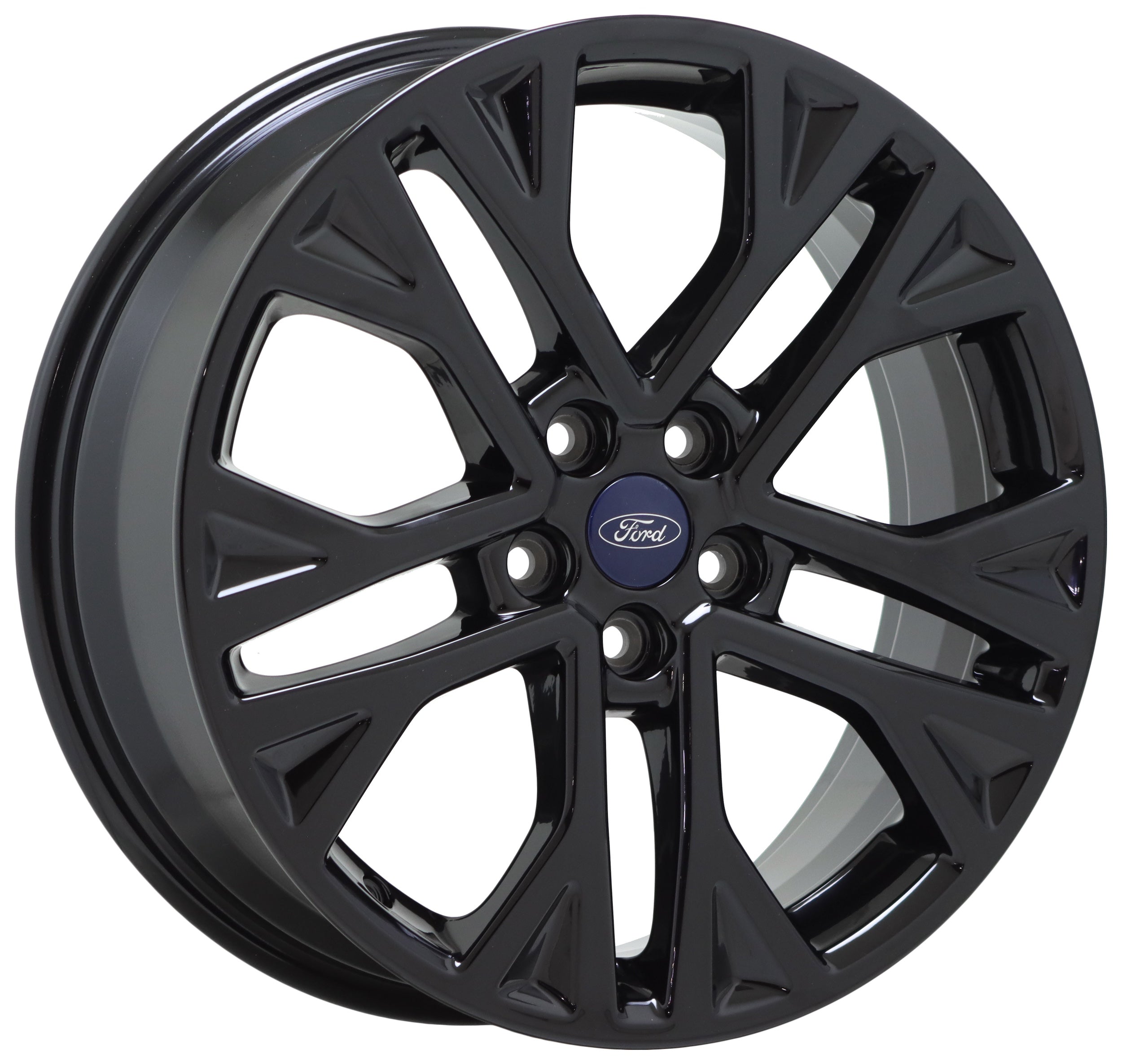 18" Ford Escape Gloss Black wheel rim Factory OEM single 10258