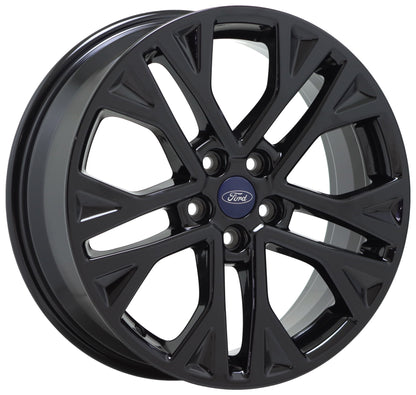 18" Ford Escape Gloss Black wheels rims Factory OEM set 10258 EXCHANGE