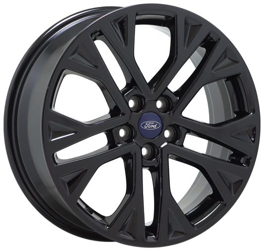 18" Ford Escape Gloss Black wheel rim Factory OEM single 10258