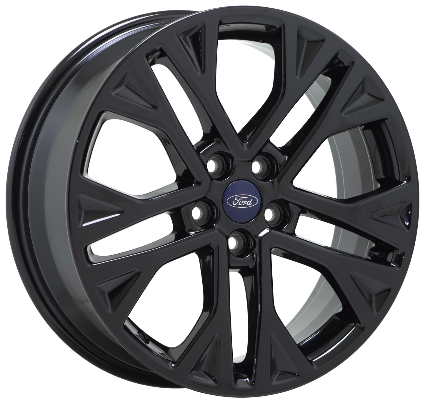 18" Ford Escape Gloss Black wheels rims Factory OEM set 10258 EXCHANGE