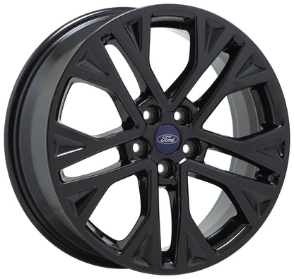 18" Ford Escape Gloss Black wheels rims Factory OEM set 10258 EXCHANGE