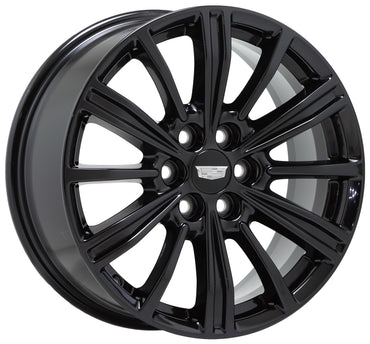 18" Cadillac XT5 XT6 Gloss Black wheels rims Factory OEM set 4798