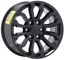 Load image into Gallery viewer, 18&quot; GMC Sierra 1500 Yukon Silverado Tahoe Black wheels rims Factory OEM Set 5909
