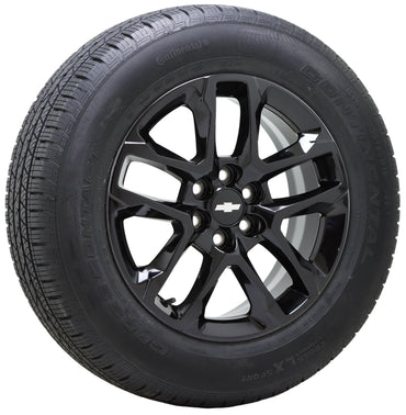 18" Chevrolet Blazer Gloss Black wheels rims Factory OEM 2018-2024 set 5843