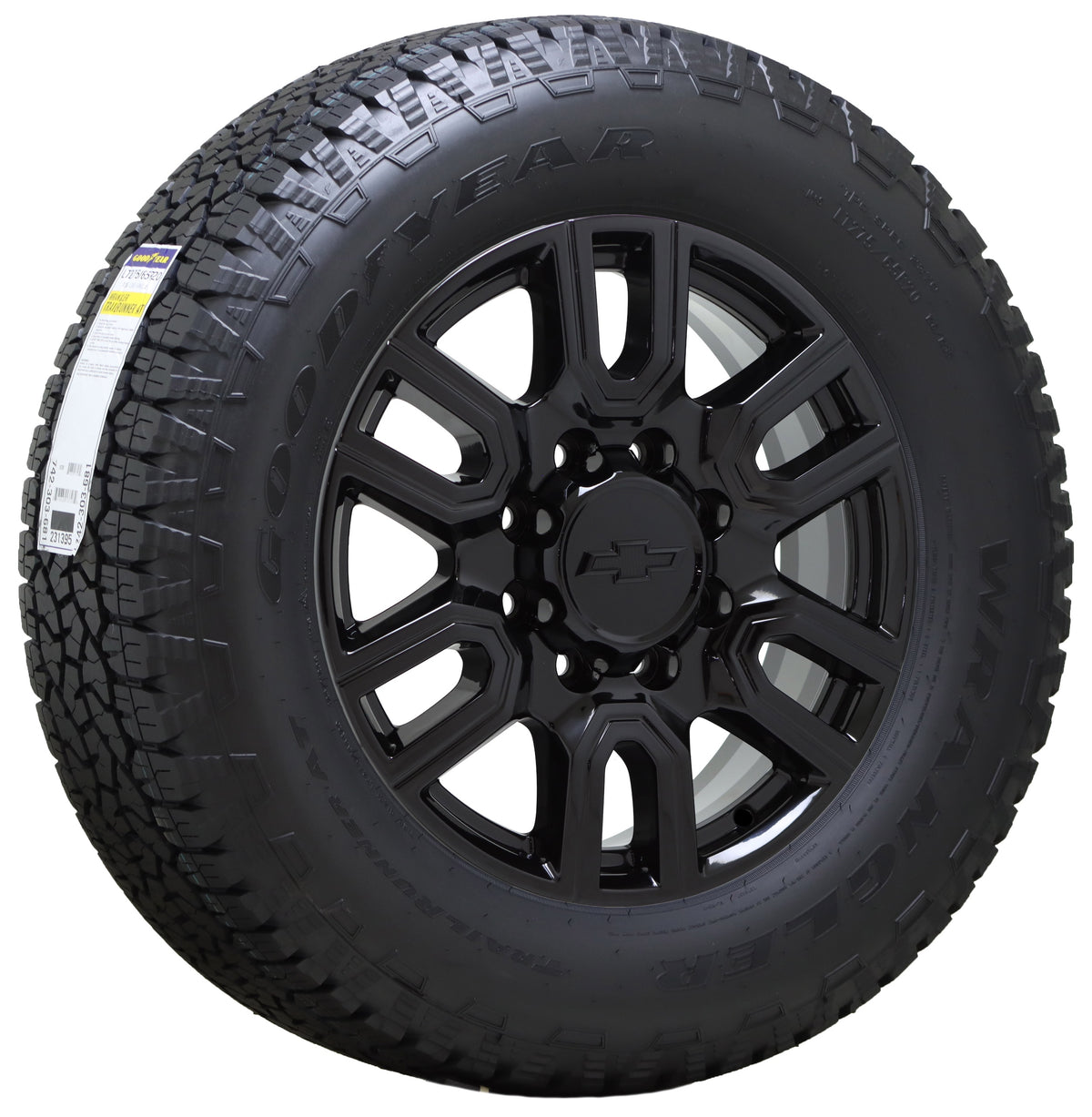 20" GMC Sierra Yukon 2500 3500 Truck Gloss Black wheels rims OEM set 5950