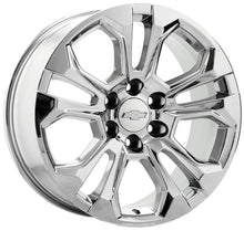 Load image into Gallery viewer, 20&quot; GM Silverado 1500 PVD chrome wheels rims Factory OEM 2022 2024 set 4 95417
