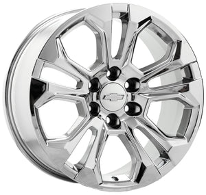 20" GM Silverado 1500 PVD chrome wheels rims Factory OEM 2022 2024 set 4 95417