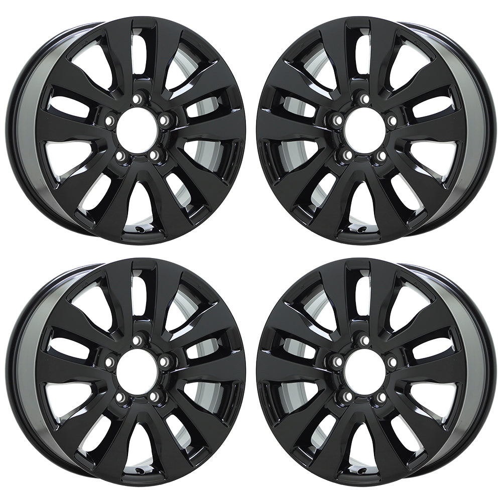 20" Toyota Sequoia Tundra Gloss Black wheels rims Factory OEM set 4 69533