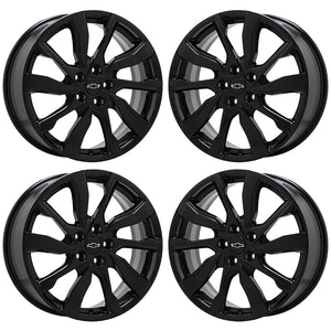 19" Chevrolet Equinox Gloss Black wheels rims Factory OEM set 4 14063
