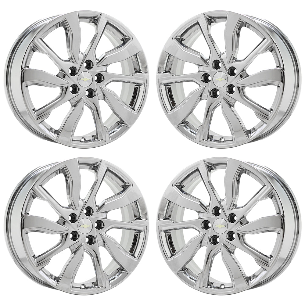 19" Chevrolet Equinox Bright Chrome wheels rims Factory OEM 2022-2024 set 14063